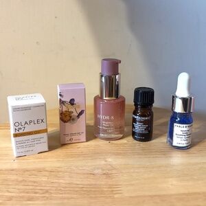 Lot of 5 luxury hair products from Sephora oils and serums mini sizes NEW